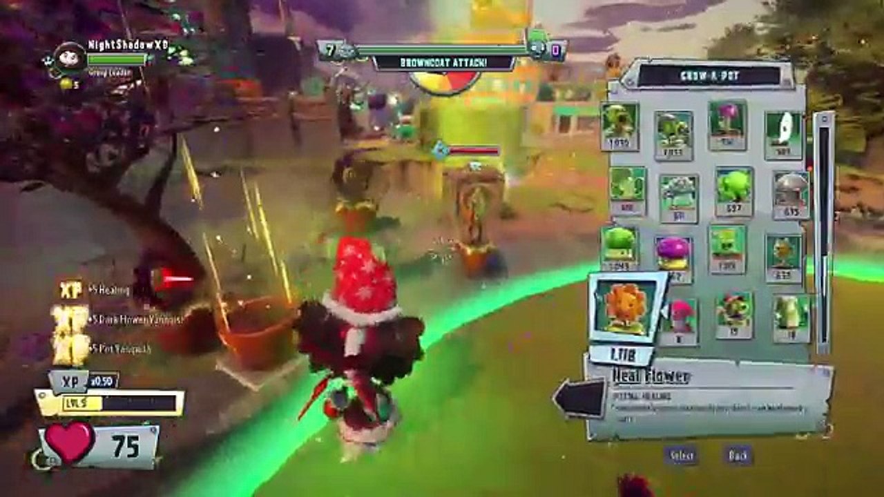 PVZ Garden Warfare 2 - Epic Dark Flower Base Vs. Flag Of Power Zomboss Army - Part 262