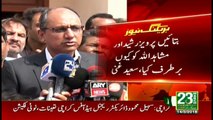 Saeed Ghani raises questions for Nawaz Sharif