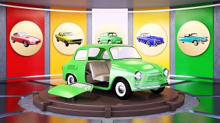 Learn Cars COLORS - Vehicles For Kids Car Disassembly | Learn Transport for Children Toddlers
