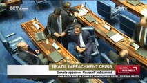 Senate approves Rousseff indictment