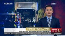 Eight arrested with suspected links to Nice truck attacker