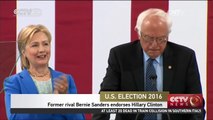 Former rival Bernie Sanders endorses Hillary Cliton