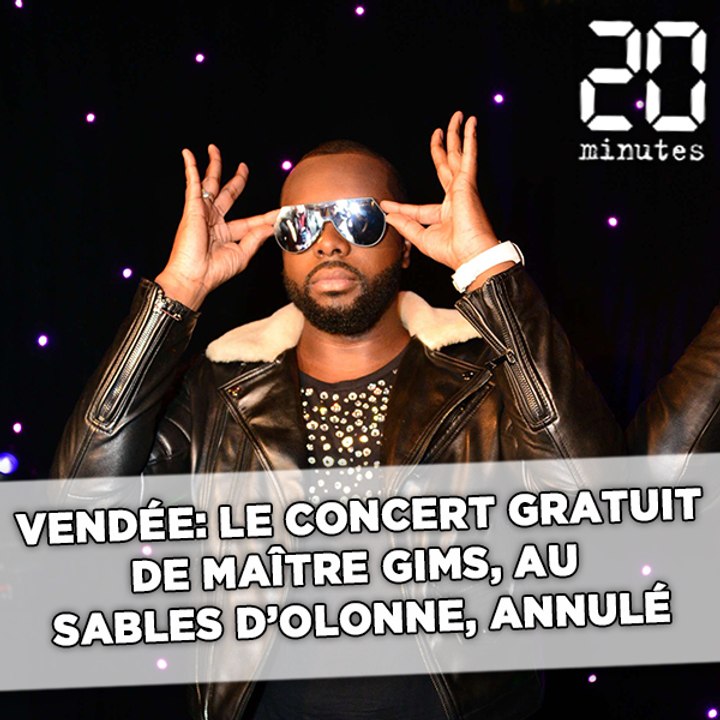 Vendée: Le concert gratuit de Maître Gims inter...