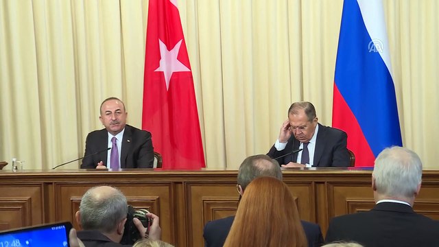 Çavuşoğlu-Lavrov ortak basın toplantısı - MOSKOVA