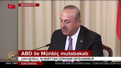 "19 Mart'ta ABD'de yapılacak görüşme ertelenebilir"
