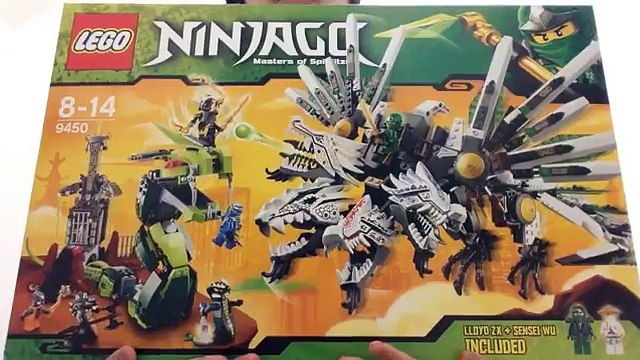 レゴ ニンジャゴー 激闘ドラゴン・バトル 9450　作ってみた！（前編）