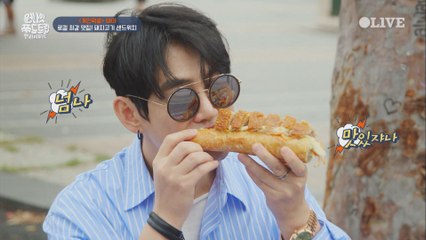 입이 작아 슬픈 한 남자의 돼지고기 샌드위치 먹방(ㅋㅋ)