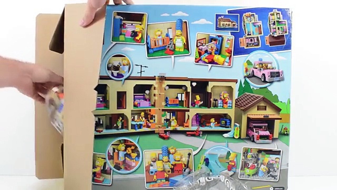 LEGO Simpsons - A Casa dos Simpsons em Portugues Completo - The Simpsons House Time Lapse