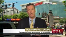 Thousands attend memorial service for Muhammad Ali