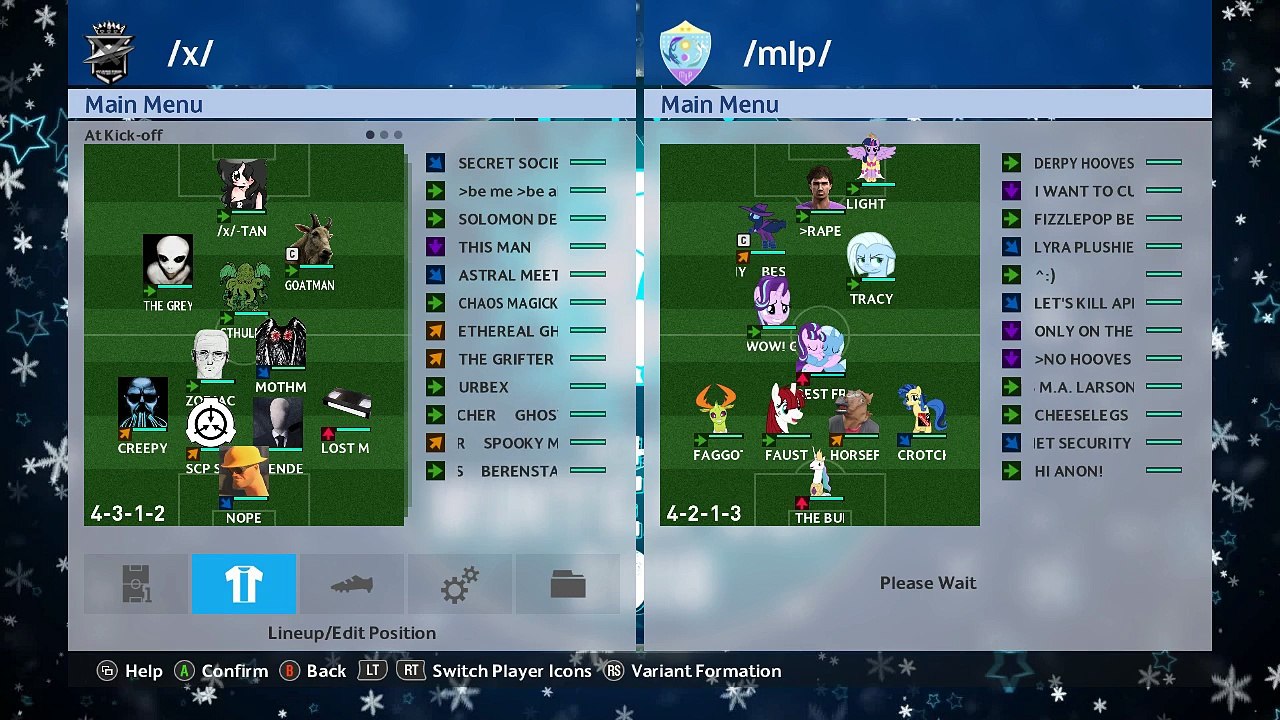 2018 4chan Winter Cup quarter-finals - /mlp/ vs /x/