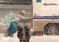 Man Dressed as Disney's Elsa Spots Boston Police Van Stuck in Snow - and Helps to Let It Go