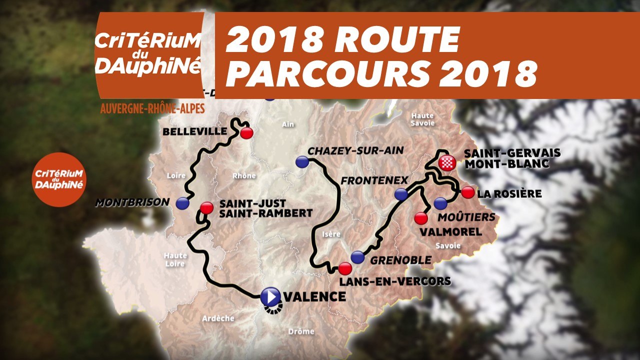 Le Parcours De La 70e Edition Criterium Du Dauphine 18 Video Dailymotion