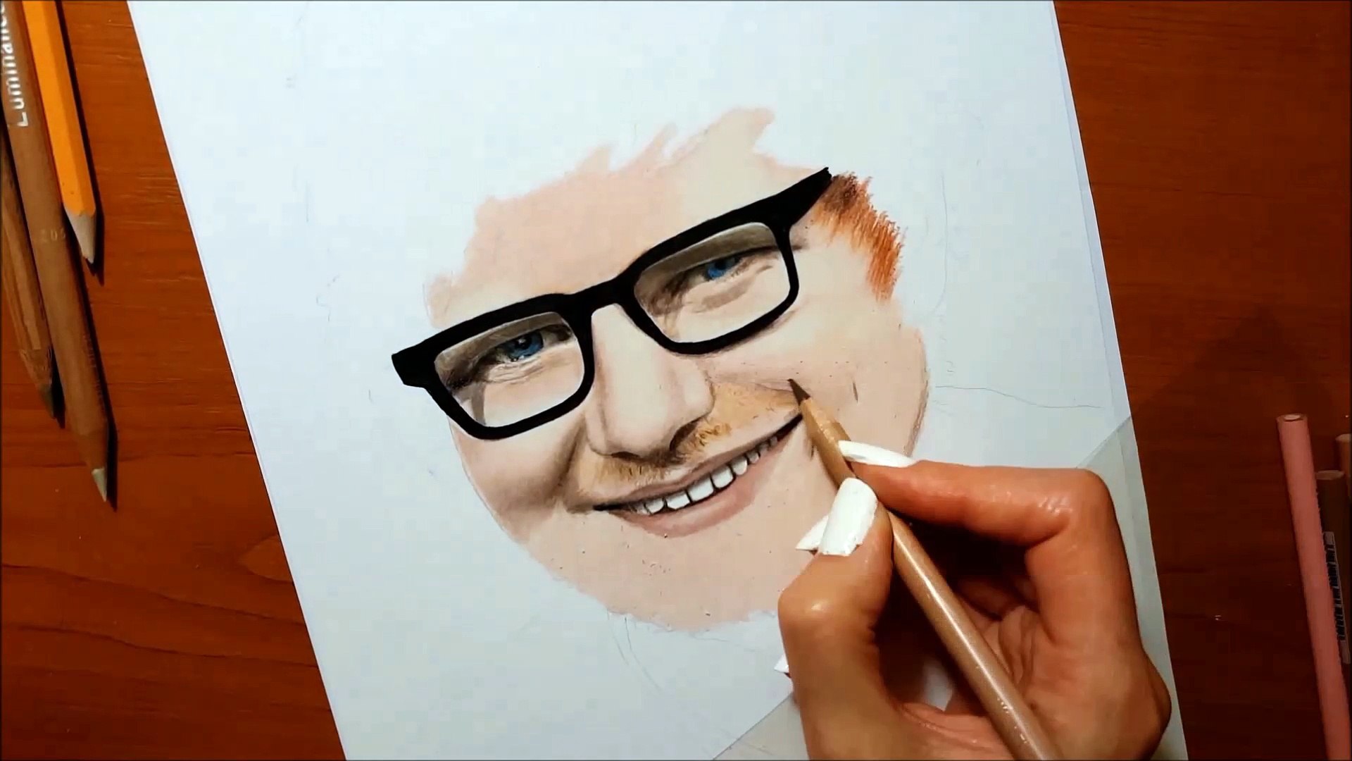 Drawing Ed Sheeran