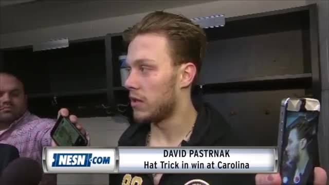 David Pastrnak Scores Hat Trick As Bruins Rally To Stun Hurricanes