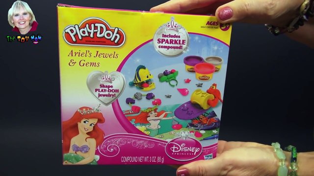 ♥♥ Play-Doh Disney Princess Ariels Jewels and Gems Set
