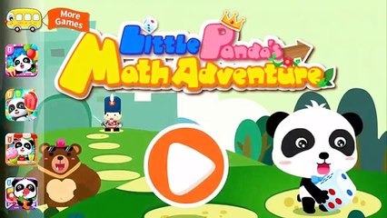 Bebé Panda - La aventura de matemáticas - aprender juego de dibujos animados para los niños