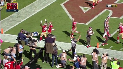2016 - Can't-Miss Play: Colin Kaepernick hits Sean Draughn for toe-tap TD