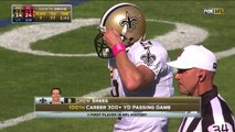 2016 - Drew Brees becomes first player with 100 games of 300  pass yards