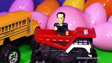 SURPRISE EGGS 25 Monster Truck Surprise Eggs a Monster Truck Surprise Egg Video