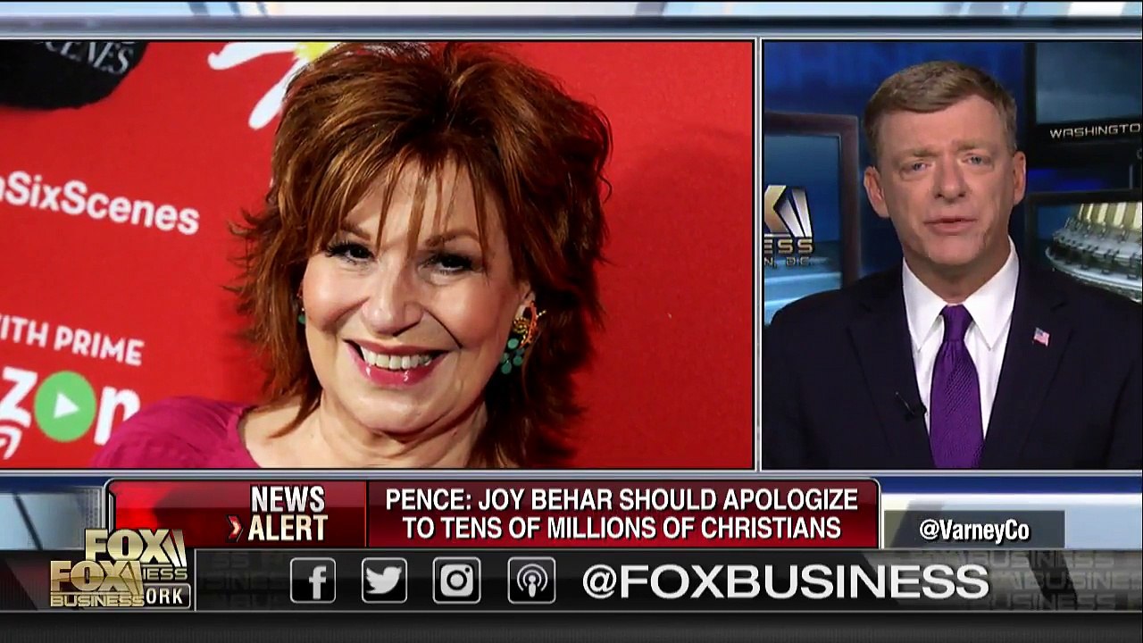 Mike Pence calls on Joy Behar to apologize to Christians