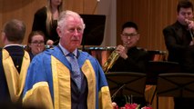 Prince Charles presents awards to Royal College musicians