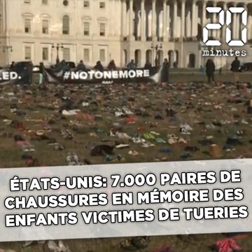 États-Unis: 7.000 paires de chaussures en mémoire des enfants victimes de tueries