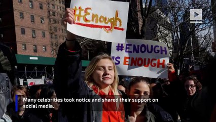 Celebrities Tweet Their Support for the National School Walkout