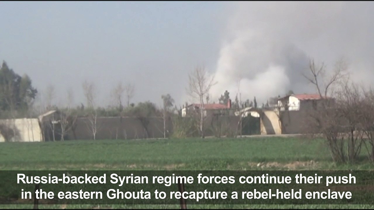 Syria regime forces press Ghouta assault