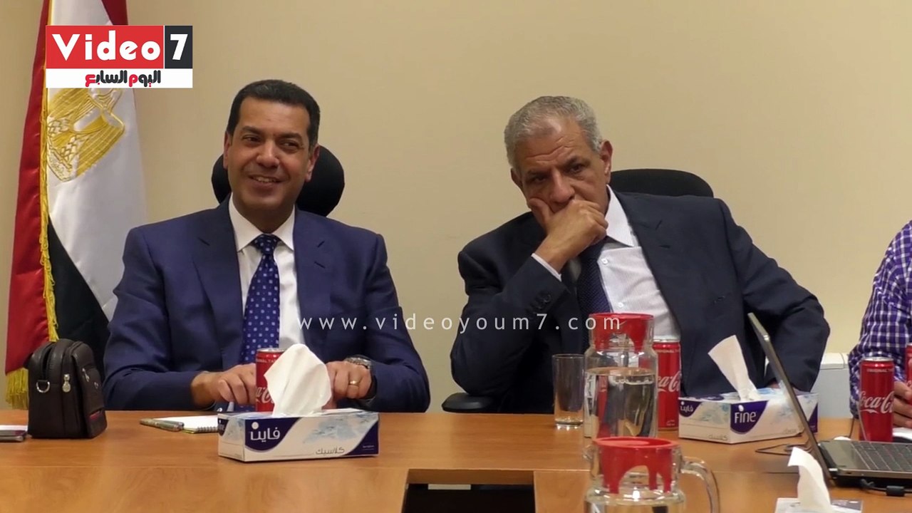 على هامش مشاركته فى مؤتمر "المشروعات القومية والإستراتيجية الكبرى فى مصر "
