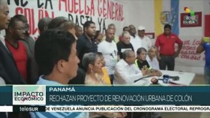 Panamá: ciudadanos de Colón rechazan proyecto de renovación urbana