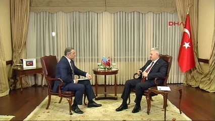 Başbakan Binali Yıldırım Azerbaycan'da Ülke Medyasına Konuştu