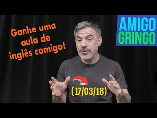Como ganhar uma aula de inglês comigo!