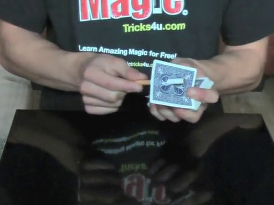 Cigarette Through Card