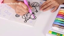 캐리의 글라스 데코 장난감 컬러 스티커 만들기 놀이 CarrieAndToys