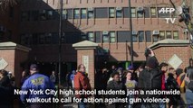 Brooklyn students stage walkout against gun violence