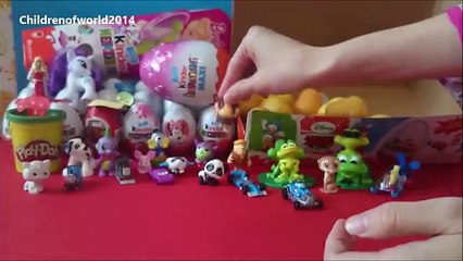50 Surprise Eggs Toys Opening Kinder verrassingsei