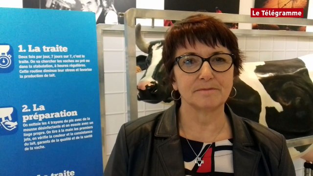Producteurs de lait Christiane Lambert à Vannes au congrès national