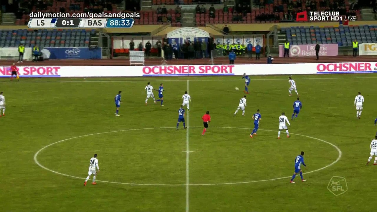 Simone Rapp Goal HD - Lausanne 1 - 1 Basel - 14.03.2018 (Full Replay)