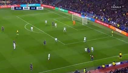 Lionel Messi  Goal HD -Barcelona	1-0	Chelsea 14.03.2018