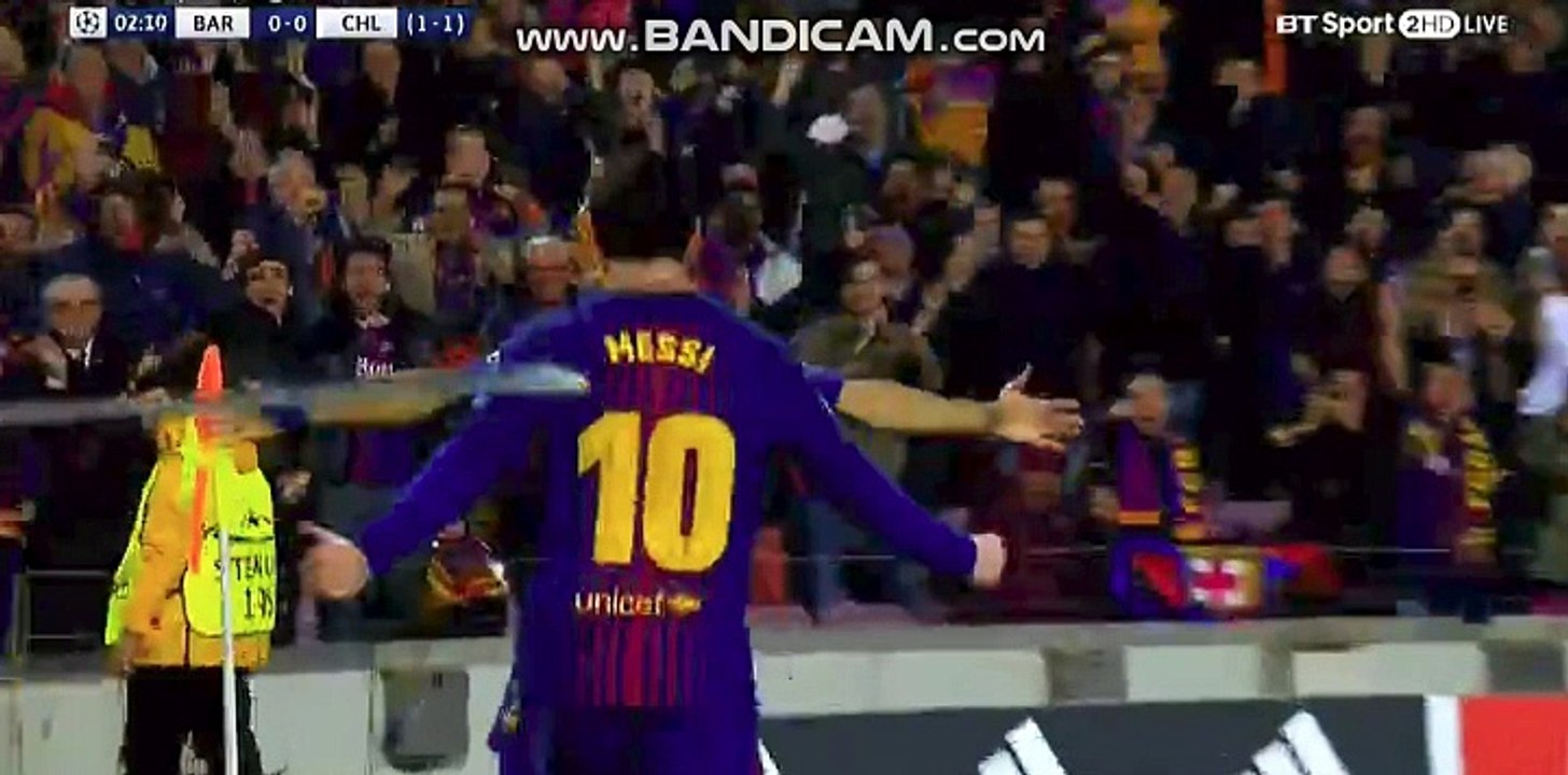 Lionel Messi Fantastic Goal HD - Barcelona 1-0 Chelsea - 14.03.2018 HD