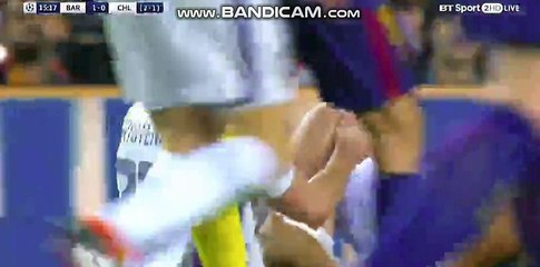 Luis Suarez Injury - FC Barcelona vs Chelsea FC - Champions League - 14.03.2018