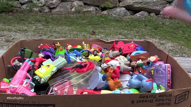 Whats Inside the Yard Sale Mystery Box of Fast Food Toys!? Disney, Pokemon & More! | Bins Toy Bin