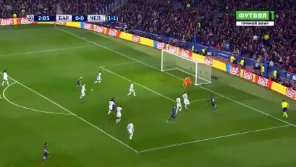 Lionel Messi Goal  - Barcelona vs  Chelsea 1-0 14/03/2018