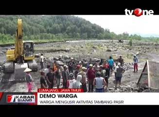 Warga Usir Aktivitas Tambang Pasir