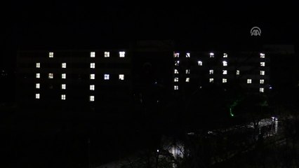 Üniversite öğrencilerinden Mehmetçik'e ışıklı destek - BURSA