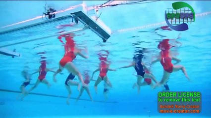 Women's water polo Hungary underwater fights 2018
