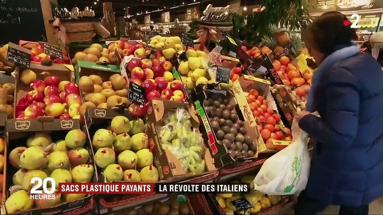 Sacs plastiques payants : la révolte des Italiens