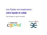 Les fluides non-newtoniens : entre liquide et solide