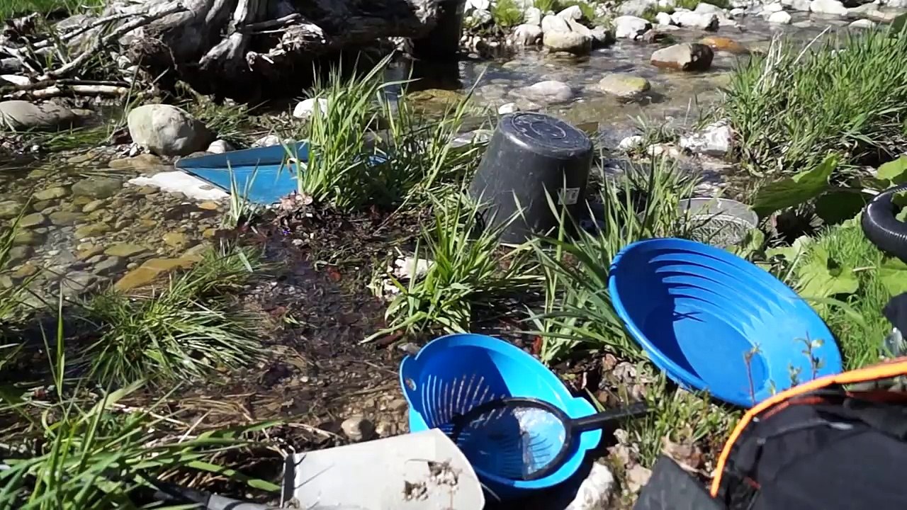 Goldschurfen in Bayern - Gold Prospecting in Bavaria 1