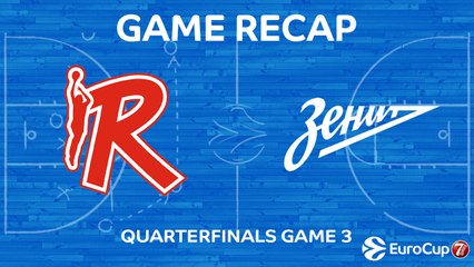 Highlights: Grissin Bon Reggio Emilia - Zenit St Petersburg